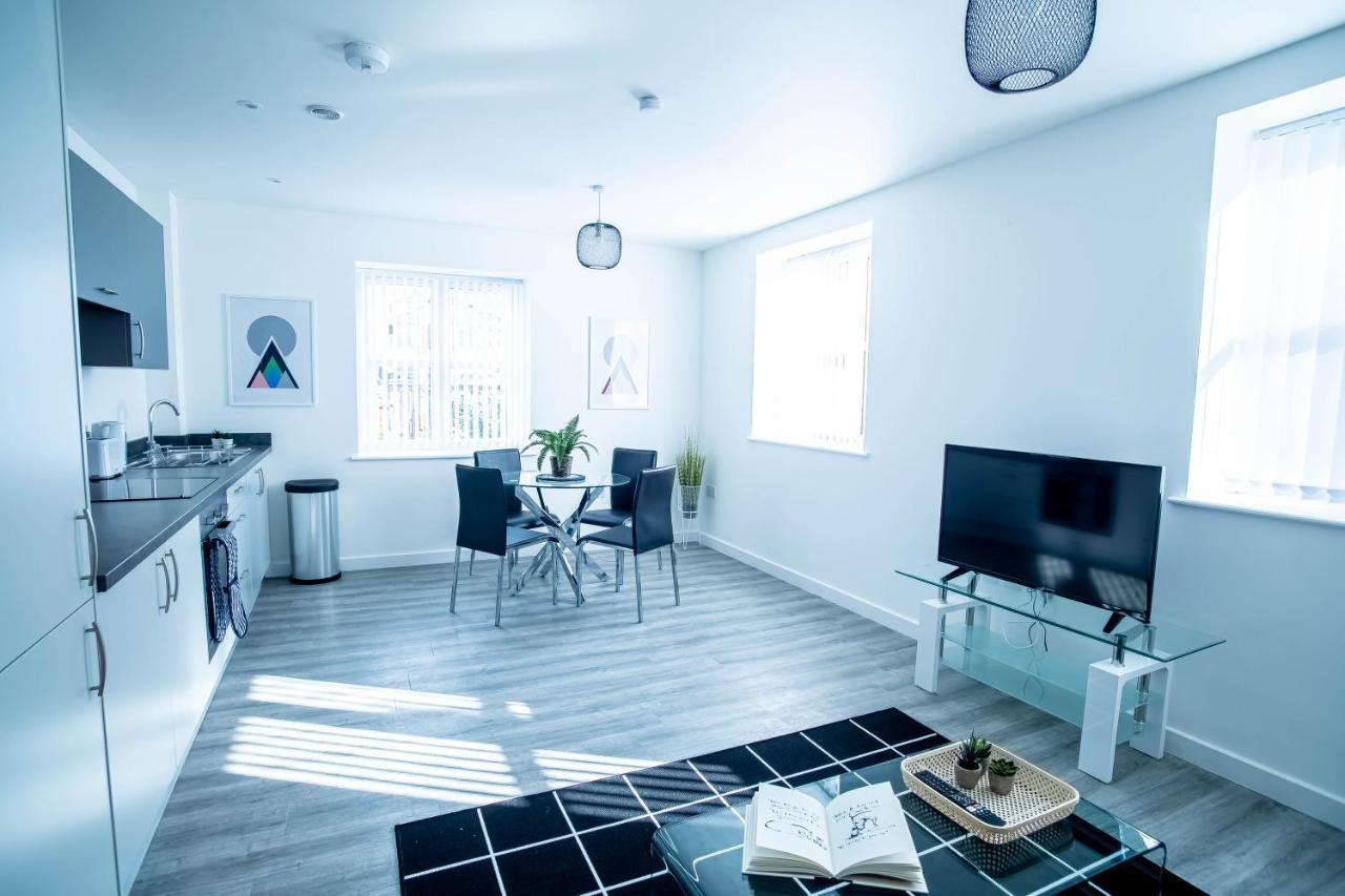 Luxury Apartments Available Next To Train Station - The Wallgate Apartments Wigan - Free Parking Exteriér fotografie