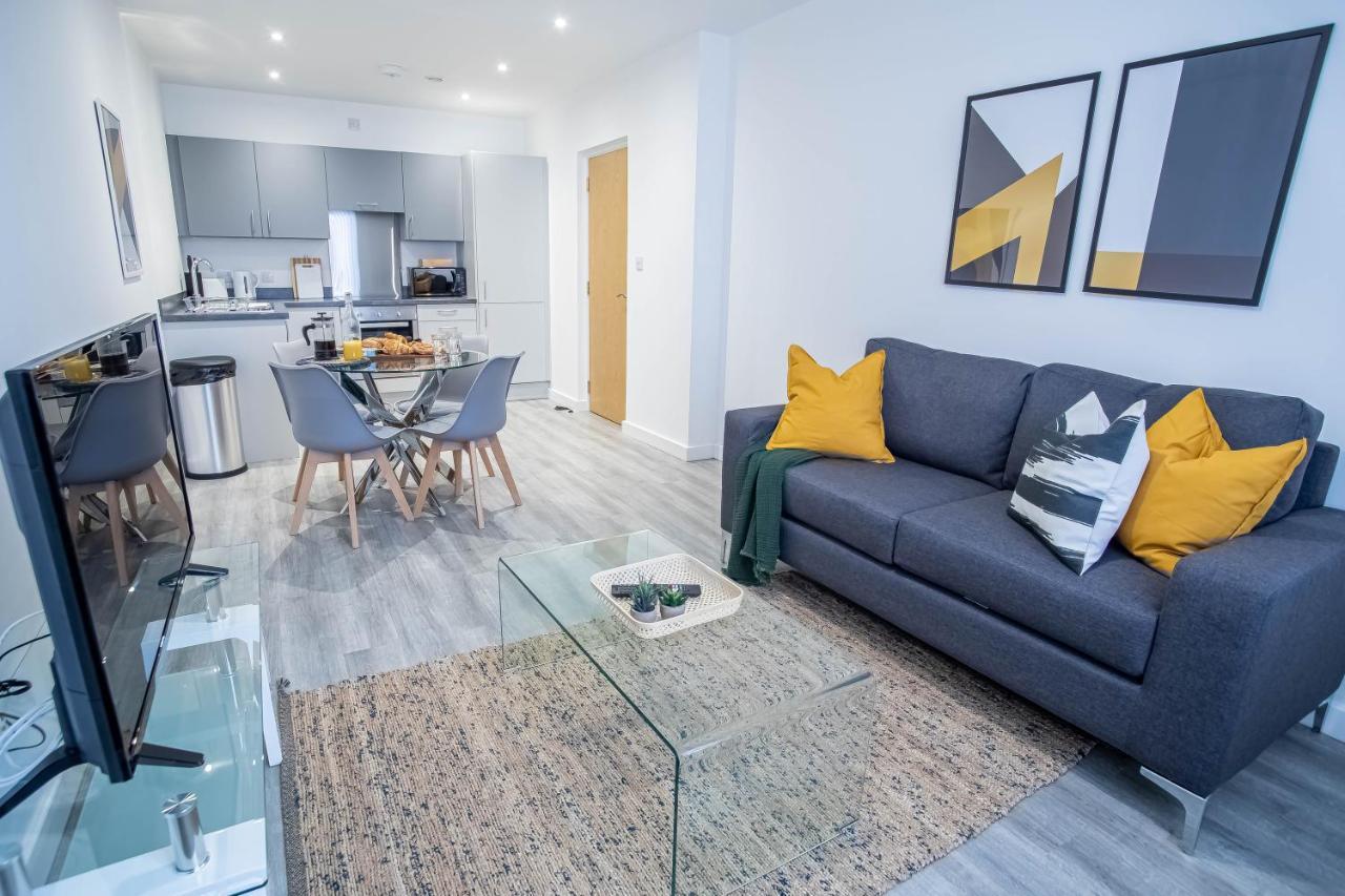 Luxury Apartments Available Next To Train Station - The Wallgate Apartments Wigan - Free Parking Exteriér fotografie
